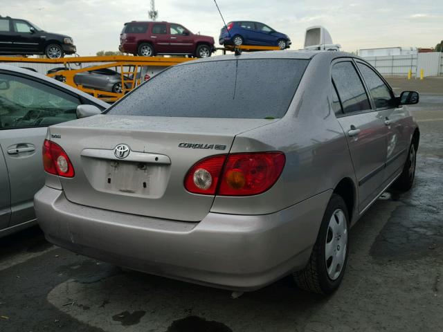 1NXBR32EX3Z096592 - 2003 TOYOTA COROLLA CE TAN photo 4