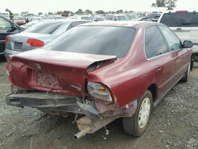 1HGCD5631SA049240 - 1995 HONDA ACCORD RED photo 4