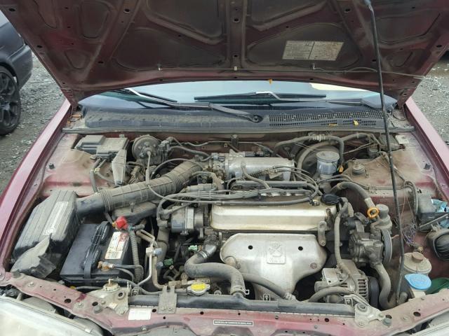 1HGCD5631SA049240 - 1995 HONDA ACCORD RED photo 7