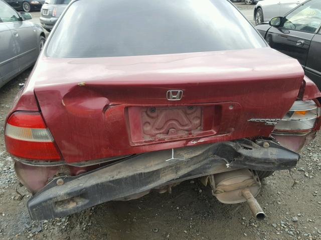 1HGCD5631SA049240 - 1995 HONDA ACCORD RED photo 9