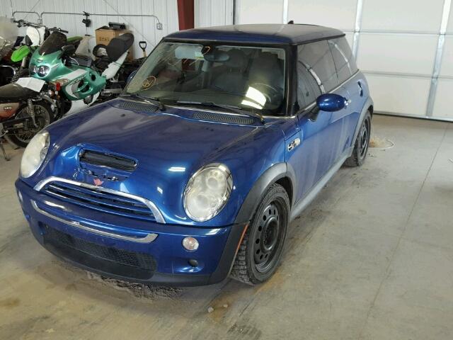 WMWRE33545TL13119 - 2005 MINI COOPER S BLUE photo 1