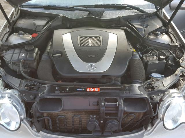 WDBRF92J27F866482 - 2007 MERCEDES-BENZ C 280 4MAT SILVER photo 7