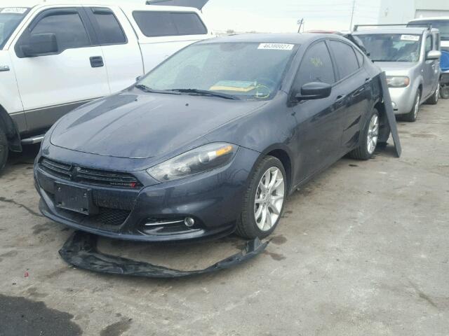 1C3CDFBAXDD297193 - 2013 DODGE DART SXT CHARCOAL photo 2