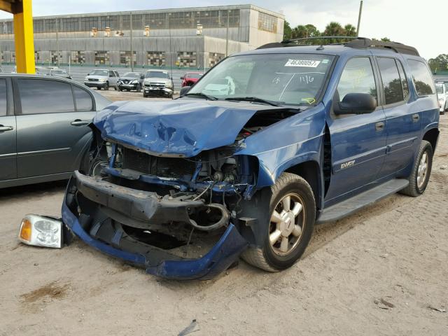 1GKES16S356162762 - 2005 GMC ENVOY XL BLUE photo 2