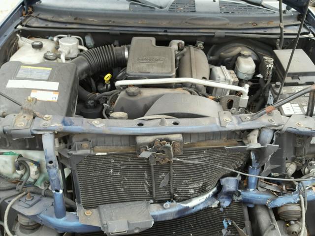 1GKES16S356162762 - 2005 GMC ENVOY XL BLUE photo 7