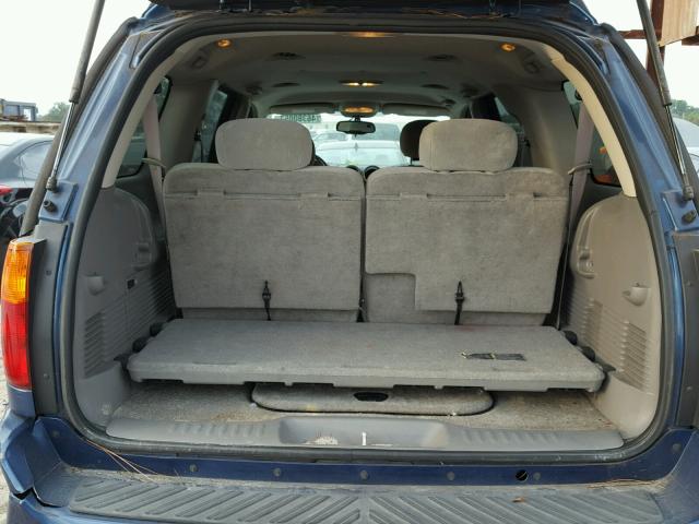 1GKES16S356162762 - 2005 GMC ENVOY XL BLUE photo 9