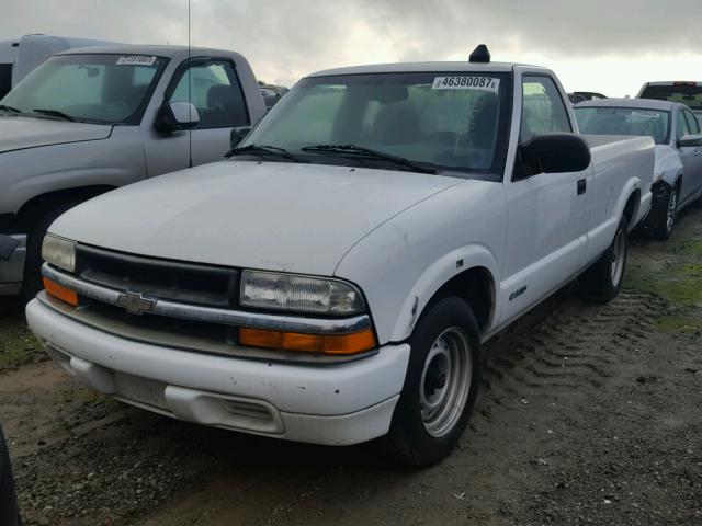 1GCCS14W81K127662 - 2001 CHEVROLET S TRUCK S1 WHITE photo 2