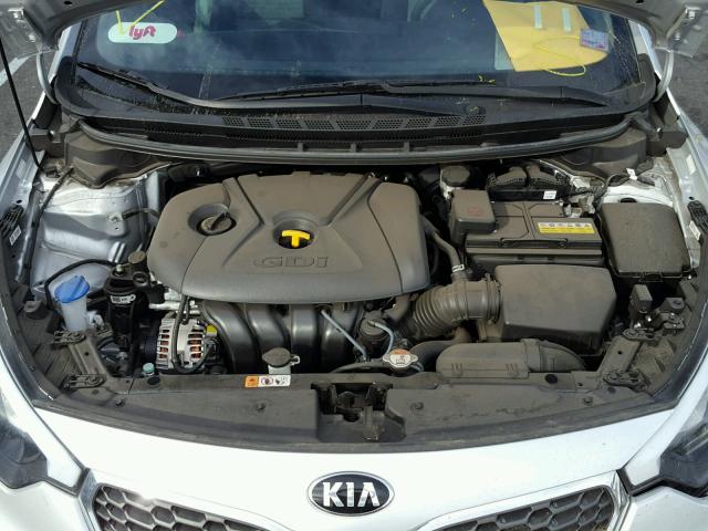 KNAFK5A89G5631250 - 2016 KIA FORTE LX SILVER photo 7