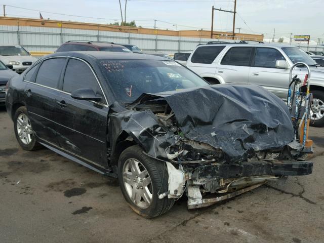 2G1WG5E38D1238560 - 2013 CHEVROLET IMPALA LT BLACK photo 1