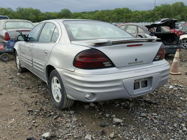 1G2NE52E8XC554283 - 1999 PONTIAC GRAND AM S ვერცხლისფერი ფოტო 3