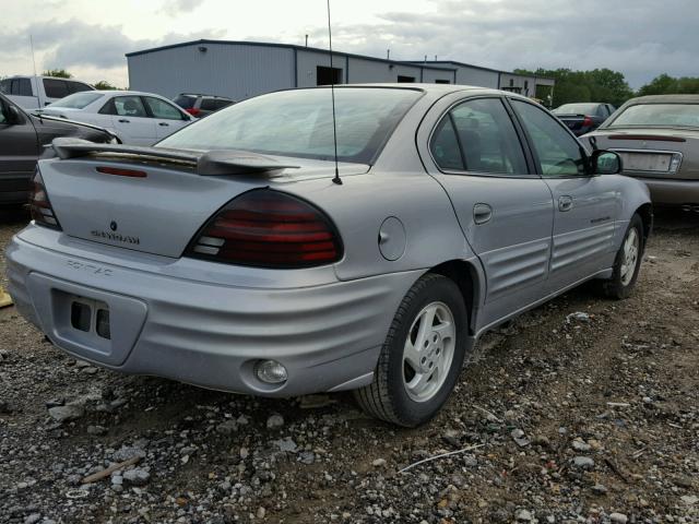 1G2NE52E8XC554283 - 1999 PONTIAC GRAND AM S ვერცხლისფერი ფოტო 4