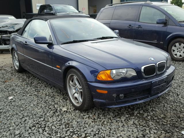 WBABS53471JU86734 - 2001 BMW 330 CI BLUE photo 1