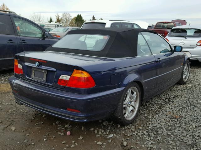 WBABS53471JU86734 - 2001 BMW 330 CI BLUE photo 4