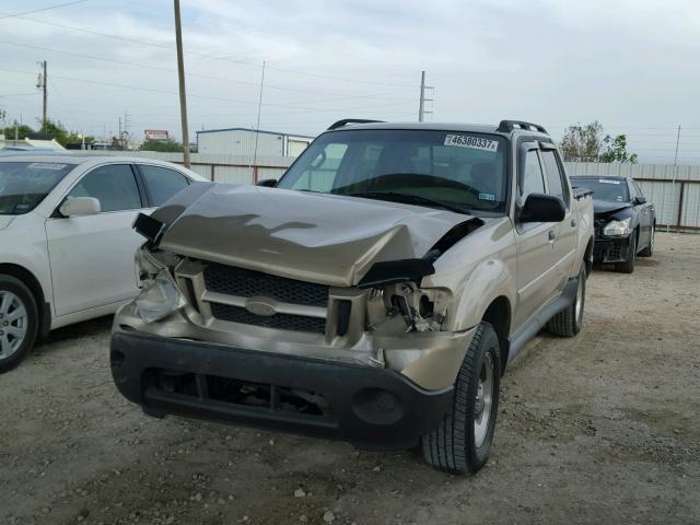 1FMZU67K04UA21818 - 2004 FORD EXPLORER S GOLD photo 2