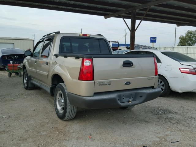1FMZU67K04UA21818 - 2004 FORD EXPLORER S GOLD photo 3