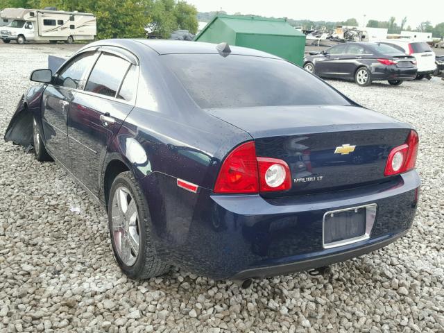 1G1ZC5E01CF265511 - 2012 CHEVROLET MALIBU 1LT BLUE photo 3
