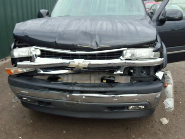 1GNEK13T35J123036 - 2005 CHEVROLET TAHOE K150 BLACK photo 7