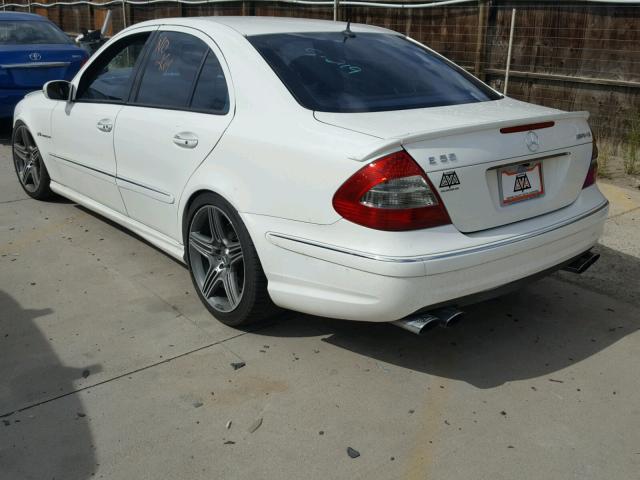 WDBUF76J04A479253 - 2004 MERCEDES-BENZ E 55 AMG WHITE photo 3