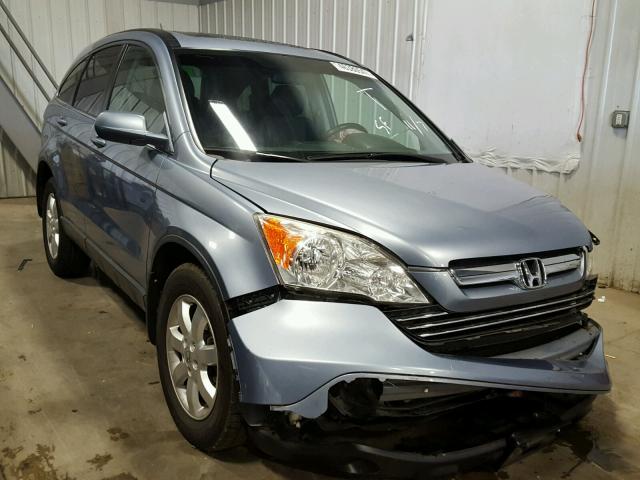 JHLRE48707C069655 - 2007 HONDA CR-V EXL BLUE photo 1