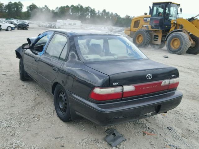 2T1BB02E7VC184166 - 1997 TOYOTA COROLLA DX BLACK photo 3