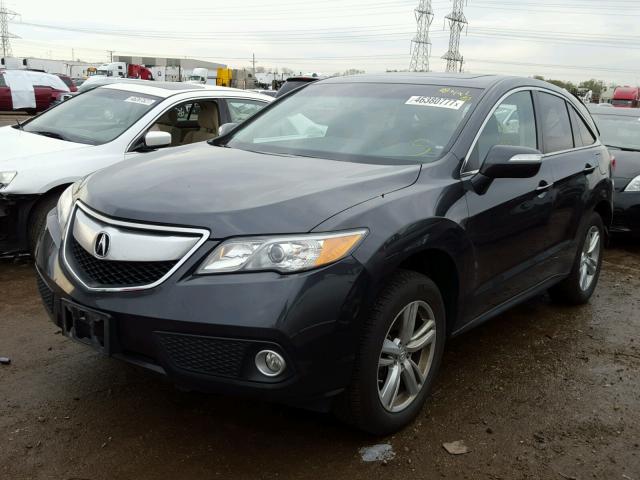 5J8TB3H57FL017296 - 2015 ACURA RDX TECHNO CHARCOAL photo 2