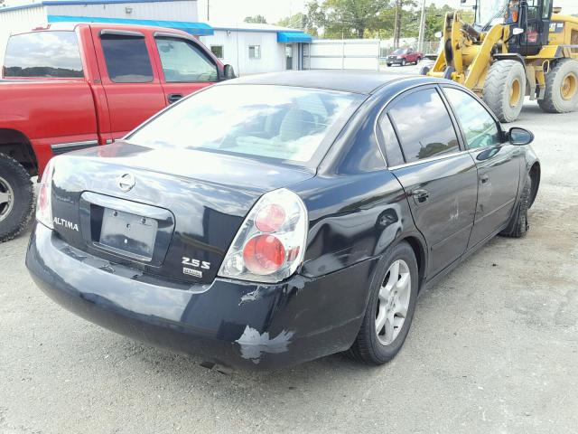 1N4AL11D36C187329 - 2006 NISSAN ALTIMA S BLACK photo 4