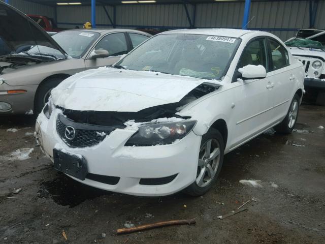 JM1BK32F461532649 - 2006 MAZDA 3 I WHITE photo 2