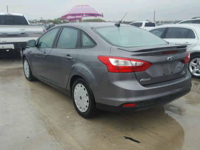 1FADP3F29EL293710 - 2014 FORD FOCUS SE GRAY photo 3