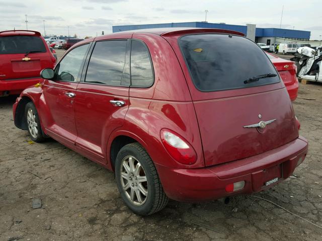 3A8FY48B68T112924 - 2008 CHRYSLER PT CRUISER RED photo 3