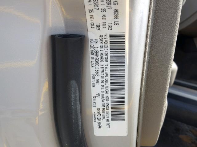 1J8HH48K08C115046 - 2008 JEEP COMMANDER Qızıl foto 10