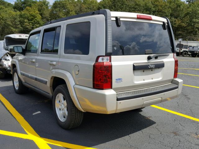 1J8HH48K08C115046 - 2008 JEEP COMMANDER Qızıl foto 3