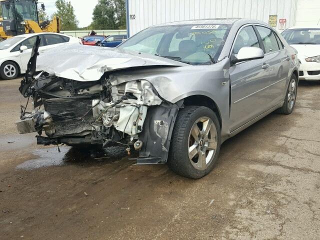 1G1ZH57B38F247227 - 2008 CHEVROLET MALIBU 1LT SILVER photo 2