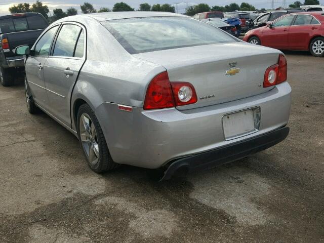 1G1ZH57B38F247227 - 2008 CHEVROLET MALIBU 1LT SILVER photo 3