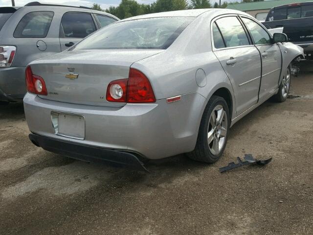 1G1ZH57B38F247227 - 2008 CHEVROLET MALIBU 1LT SILVER photo 4