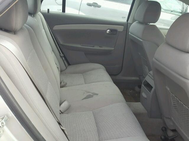 1G1ZH57B38F247227 - 2008 CHEVROLET MALIBU 1LT SILVER photo 6