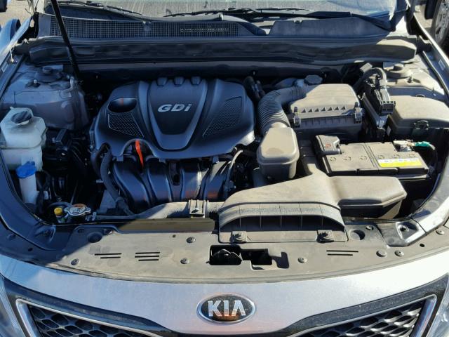 5XXGM4A74FG446651 - 2015 KIA OPTIMA LX GRAY photo 7