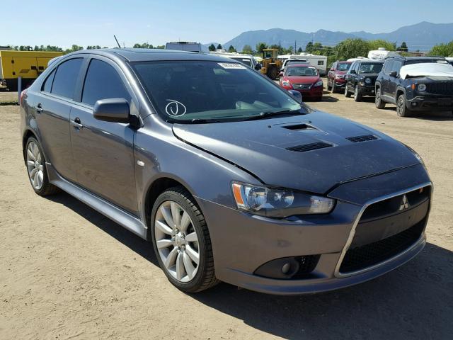 JA32Y6HV7BU045757 - 2011 MITSUBISHI LANCER RAL GRAY photo 1