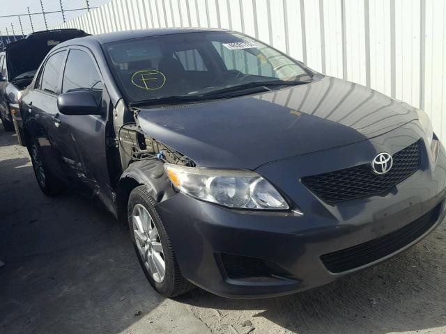 2T1BU4EE4AC380993 - 2010 TOYOTA COROLLA BA GRAY photo 1