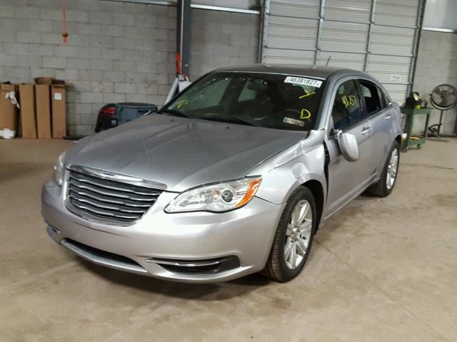 1C3CCBAG1DN721940 - 2013 CHRYSLER 200 SILVER photo 2