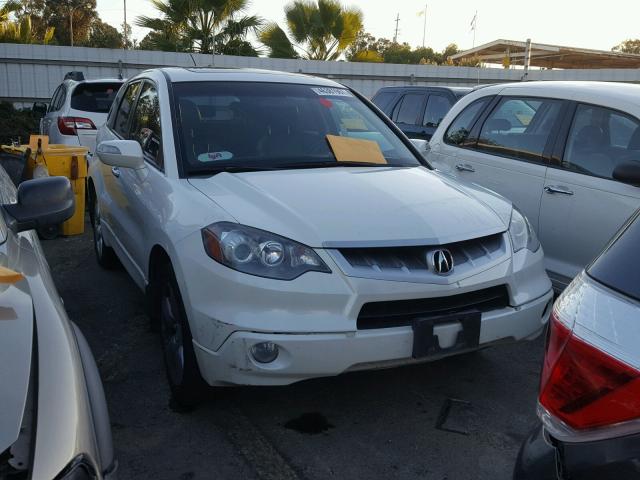 5J8TB18567A021938 - 2007 ACURA RDX TECHNO WHITE photo 1