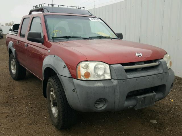 1N6ED27Y81C303977 - 2001 NISSAN FRONTIER C RED photo 1