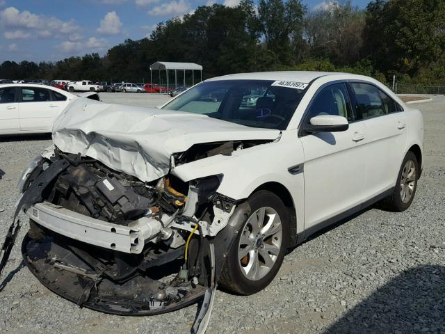 1FAHP2EW3AG123314 - 2010 FORD TAURUS SEL WHITE photo 2