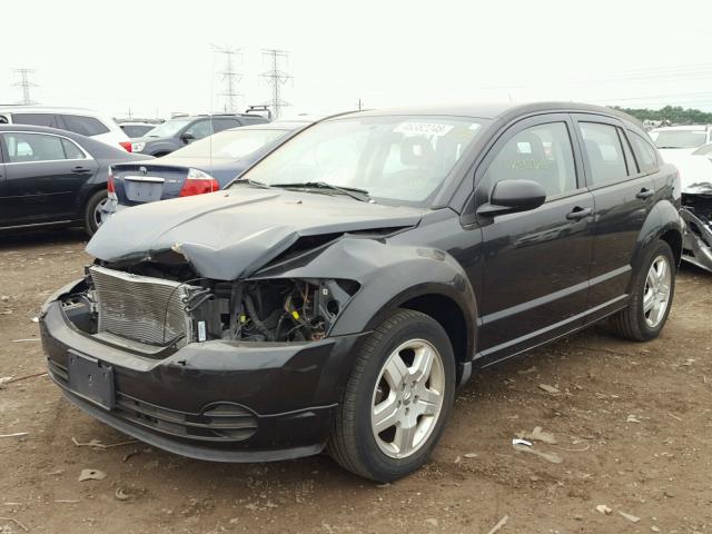 1B3HB48A29D131116 - 2009 DODGE CALIBER SX BLACK photo 2