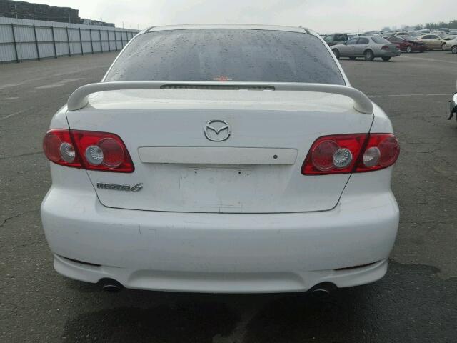 1YVFP80C635M14254 - 2003 MAZDA 6 I WHITE photo 10