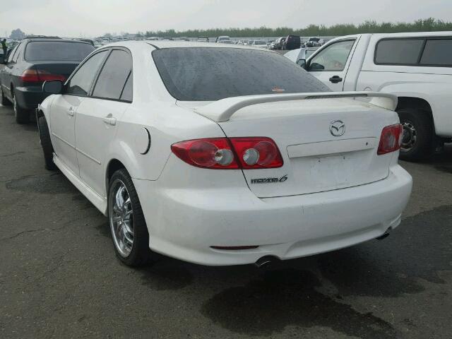 1YVFP80C635M14254 - 2003 MAZDA 6 I WHITE photo 3