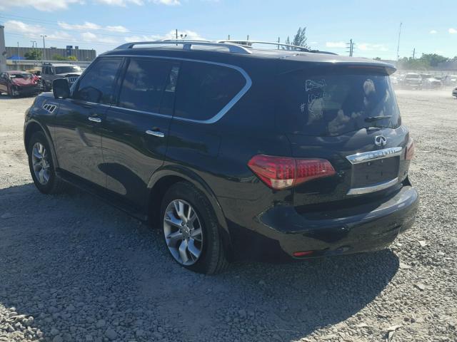 JN8AZ2NF3C9516571 - 2012 INFINITI QX56 BLACK photo 3