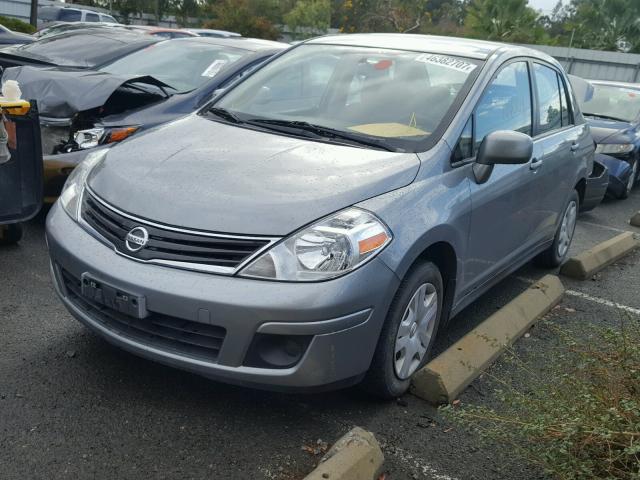 3N1BC1AP3AL401678 - 2010 NISSAN VERSA S SILVER photo 2