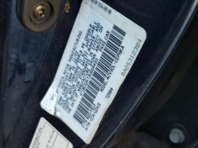 4T1BE32K73U668493 - 2003 TOYOTA CAMRY LE BLUE photo 10