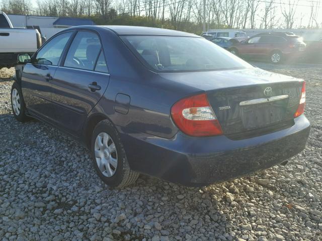 4T1BE32K73U668493 - 2003 TOYOTA CAMRY LE 蓝色 照片 3