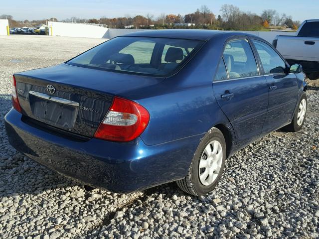 4T1BE32K73U668493 - 2003 TOYOTA CAMRY LE 蓝色 照片 4